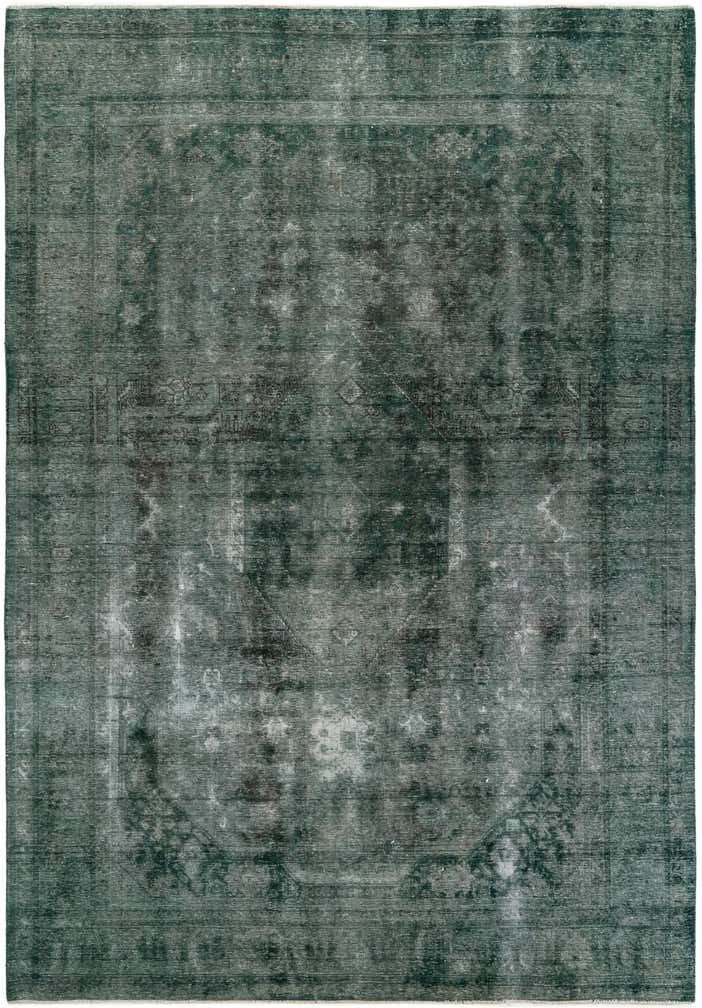 8' x 11' 6 Hand Knotted Ultra Vintage Persian Wool Rug