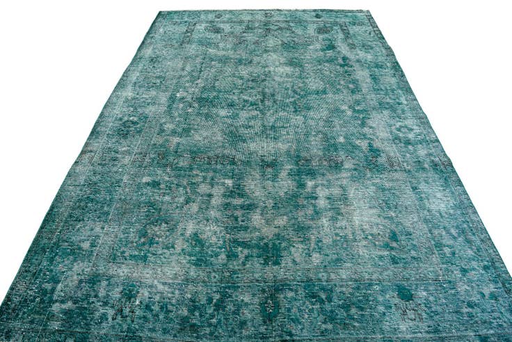 Detail image of 6' 5 x 9' 7 Hand Knotted Ultra Vintage Persian Wool Rug