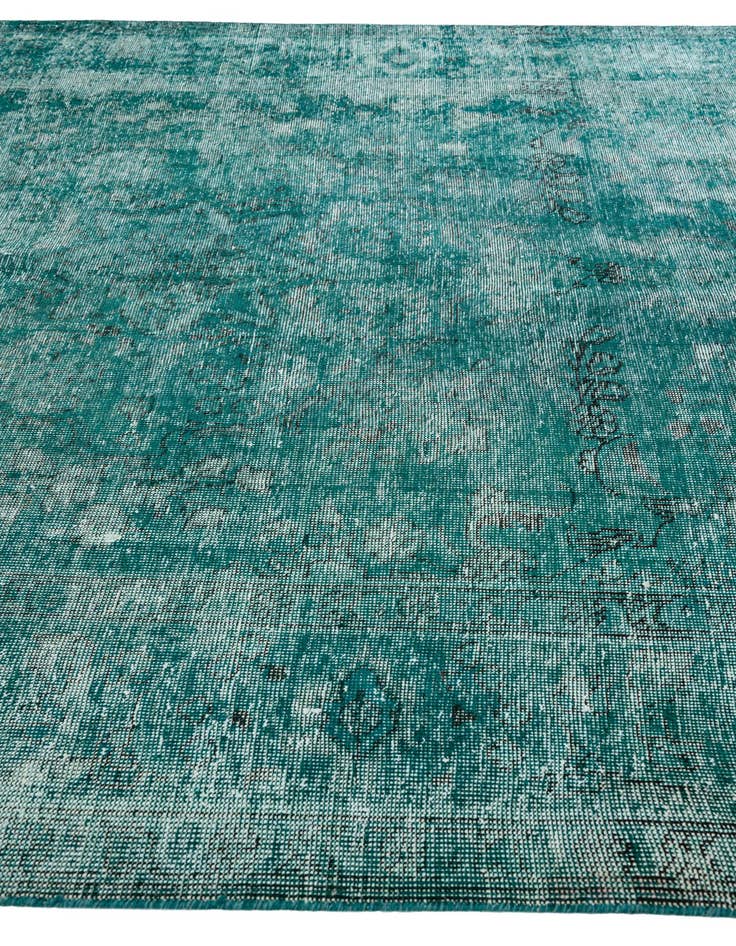Detail image of 6' 5 x 9' 7  Hand Knotted Ultra Vintage Persian Wool Rug