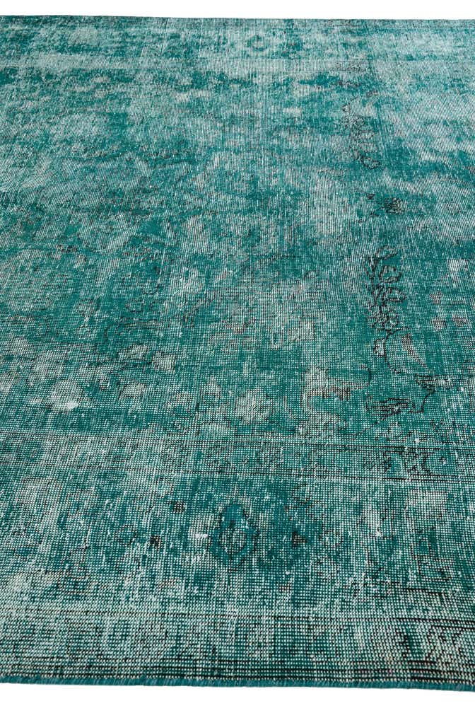 6' 5 x 9' 7 Hand Knotted Ultra Vintage Persian Wool Rug