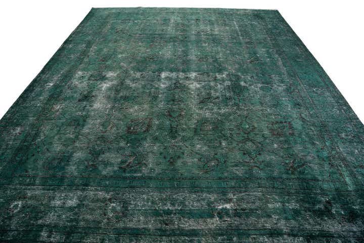 9' 9 x 12' 3 Hand Knotted Ultra Vintage Persian Wool Rug