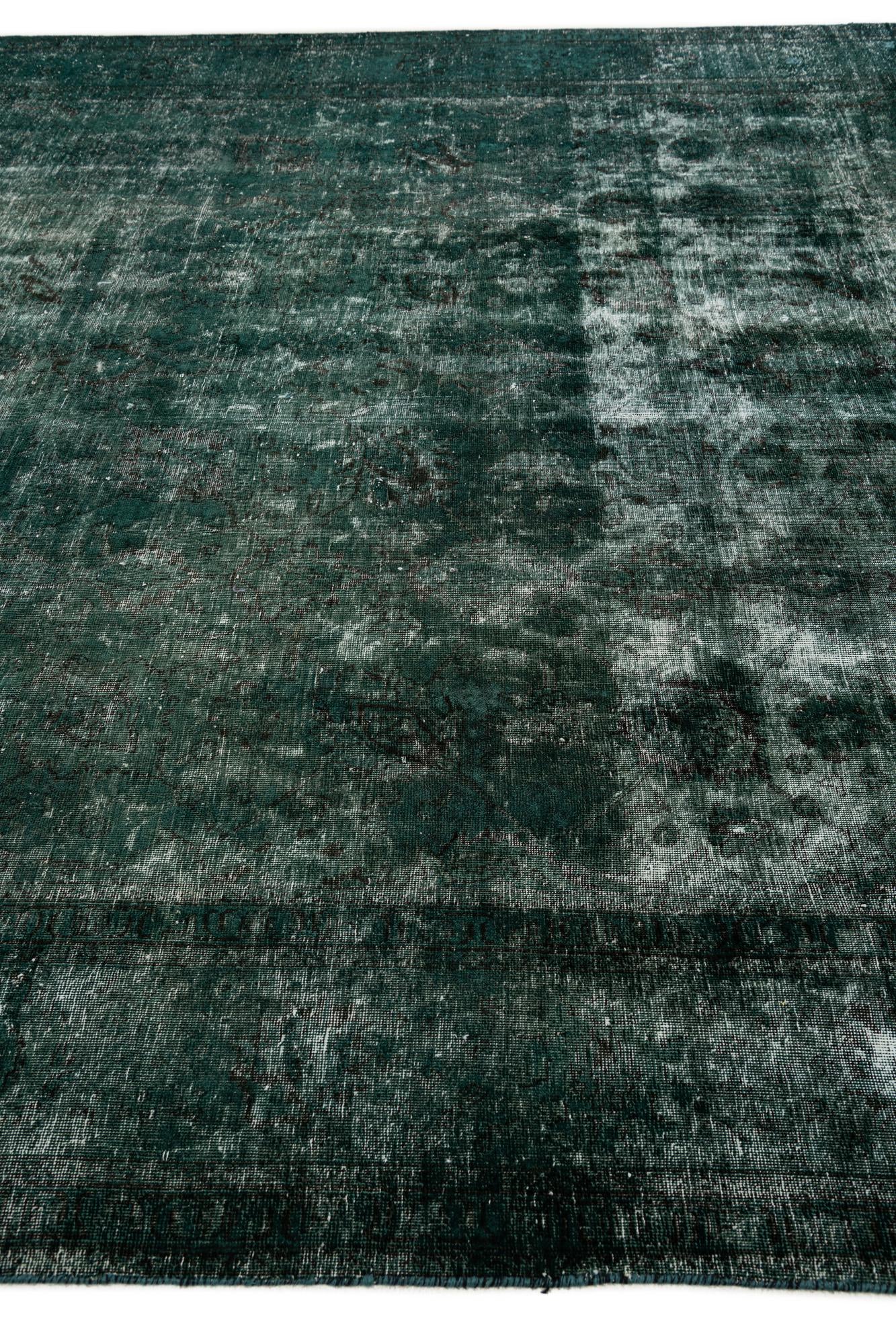 9' 9 x 12' 3 Hand Knotted Ultra Vintage Persian Wool Rug