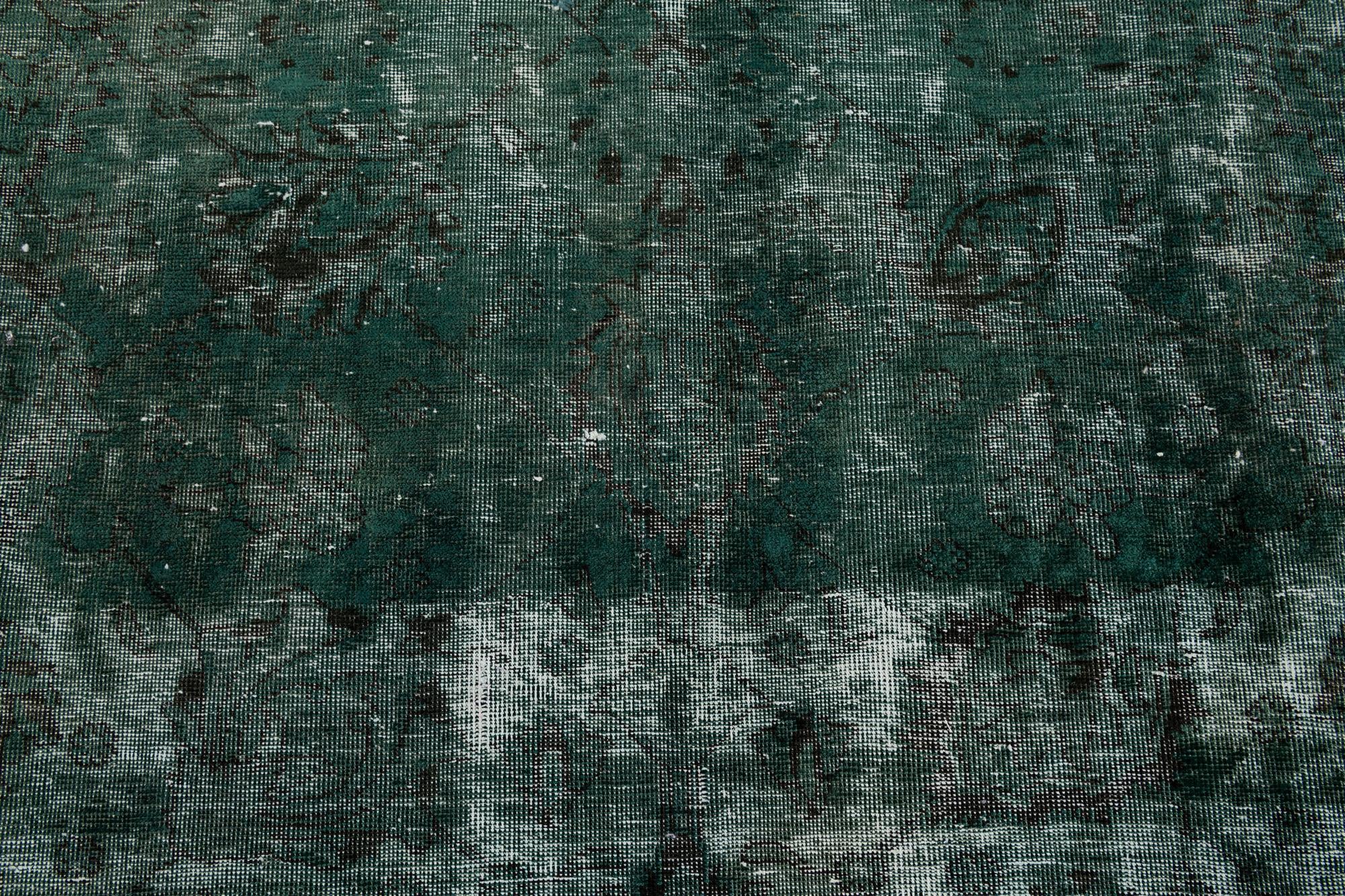 9' 9 x 12' 3 Hand Knotted Ultra Vintage Persian Wool Rug