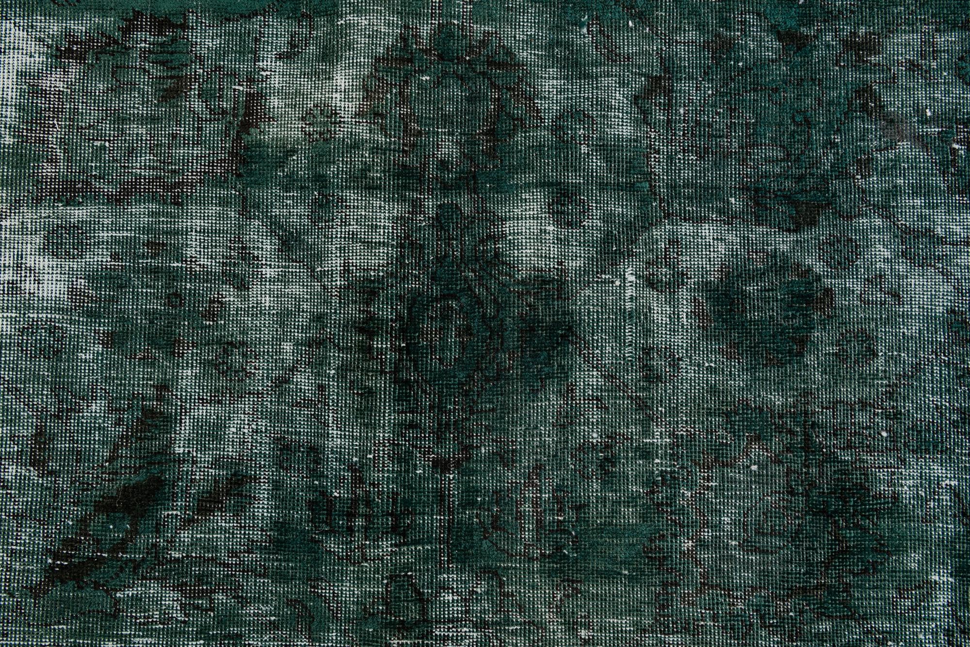 9' 9 x 12' 3 Hand Knotted Ultra Vintage Persian Wool Rug