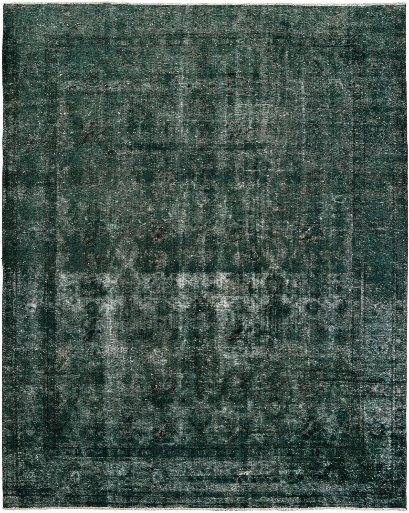 9' 9 x 12' 3 Hand Knotted Ultra Vintage Persian Wool Rug