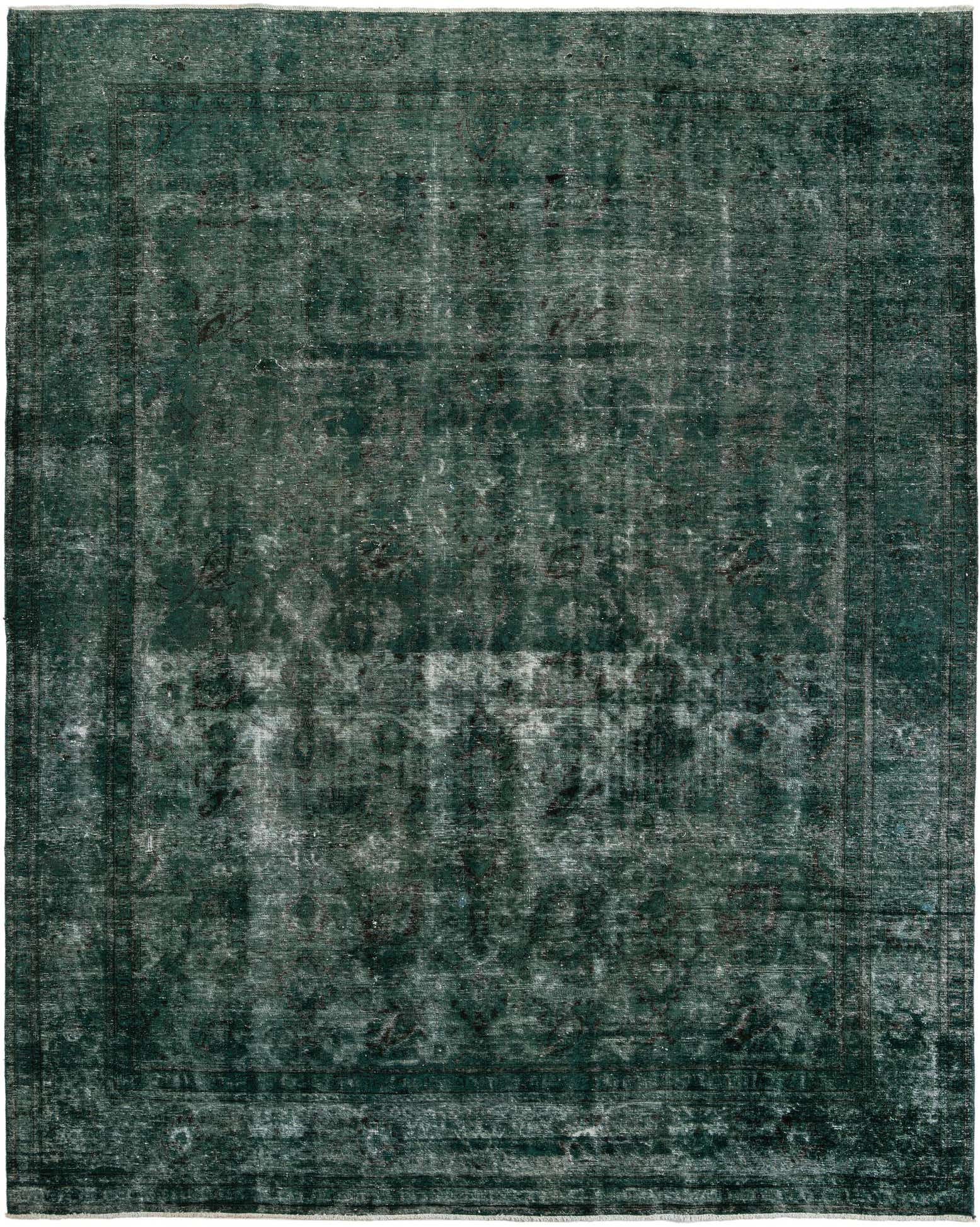9' 9 x 12' 3 Hand Knotted Ultra Vintage Persian Wool Rug