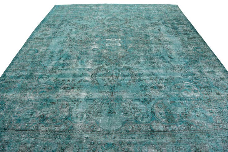 Detail image of 9' 9 x 11' 6 Hand Knotted Ultra Vintage Persian Wool Rug