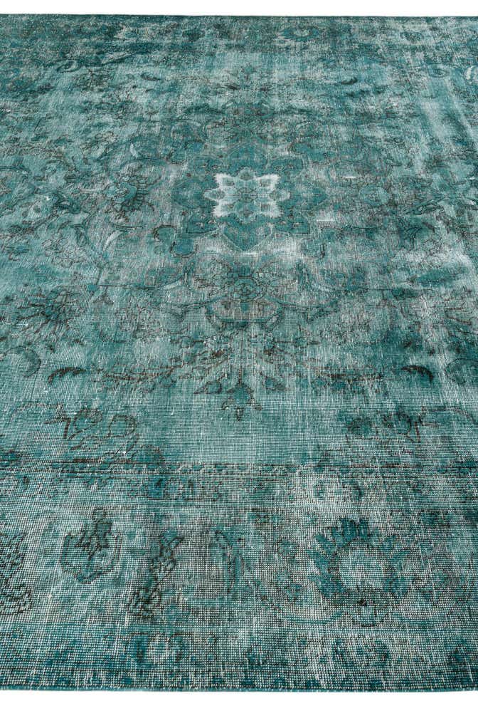 9' 9 x 11' 6 Hand Knotted Ultra Vintage Persian Wool Rug