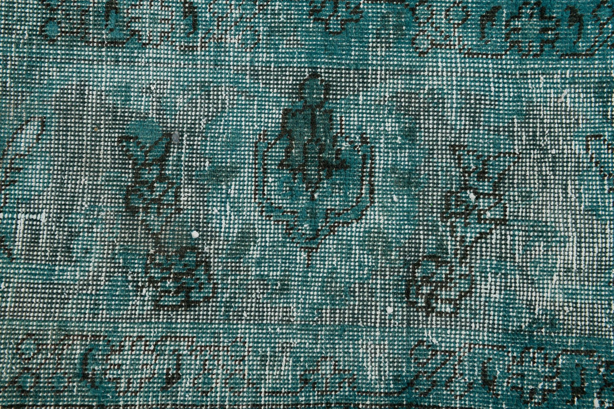9' 9 x 11' 6 Hand Knotted Ultra Vintage Persian Wool Rug