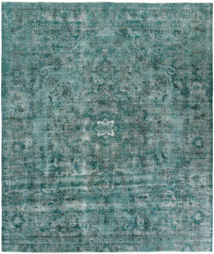 9' 9 x 11' 6 Hand Knotted Ultra Vintage Persian Wool Rug