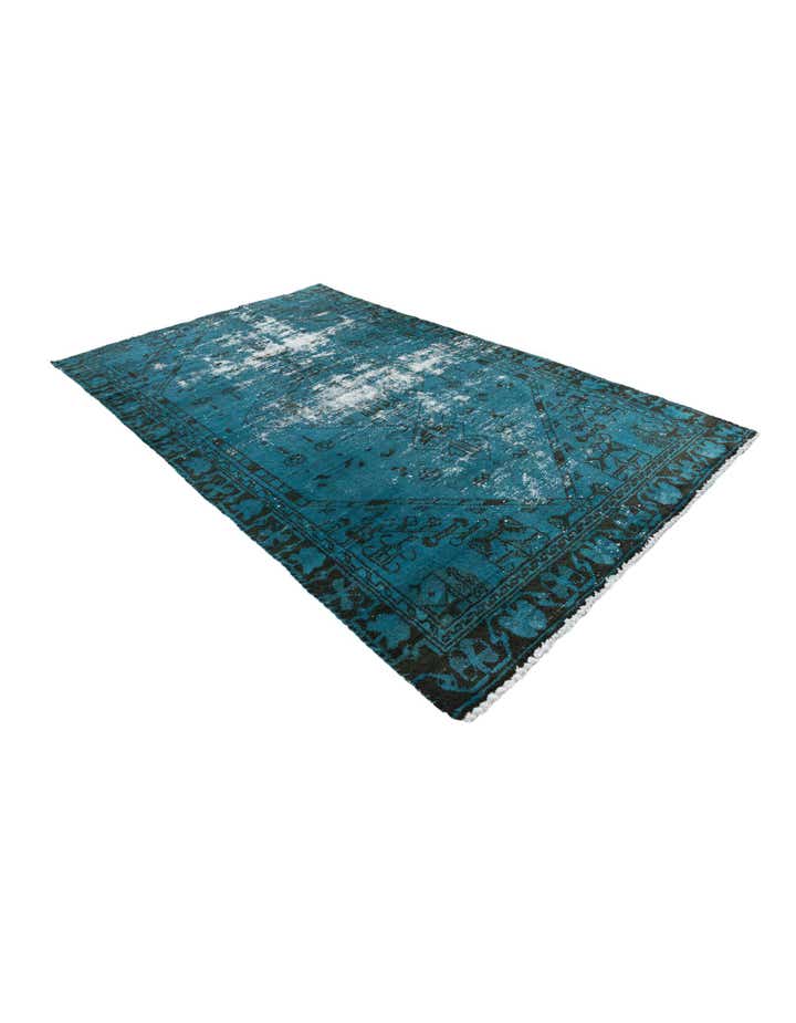 4' 1 x 7' Hand Knotted Ultra Vintage Persian Wool Rug