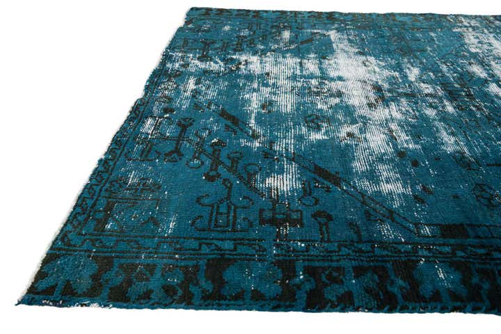4' 1 x 7' Hand Knotted Ultra Vintage Persian Wool Rug