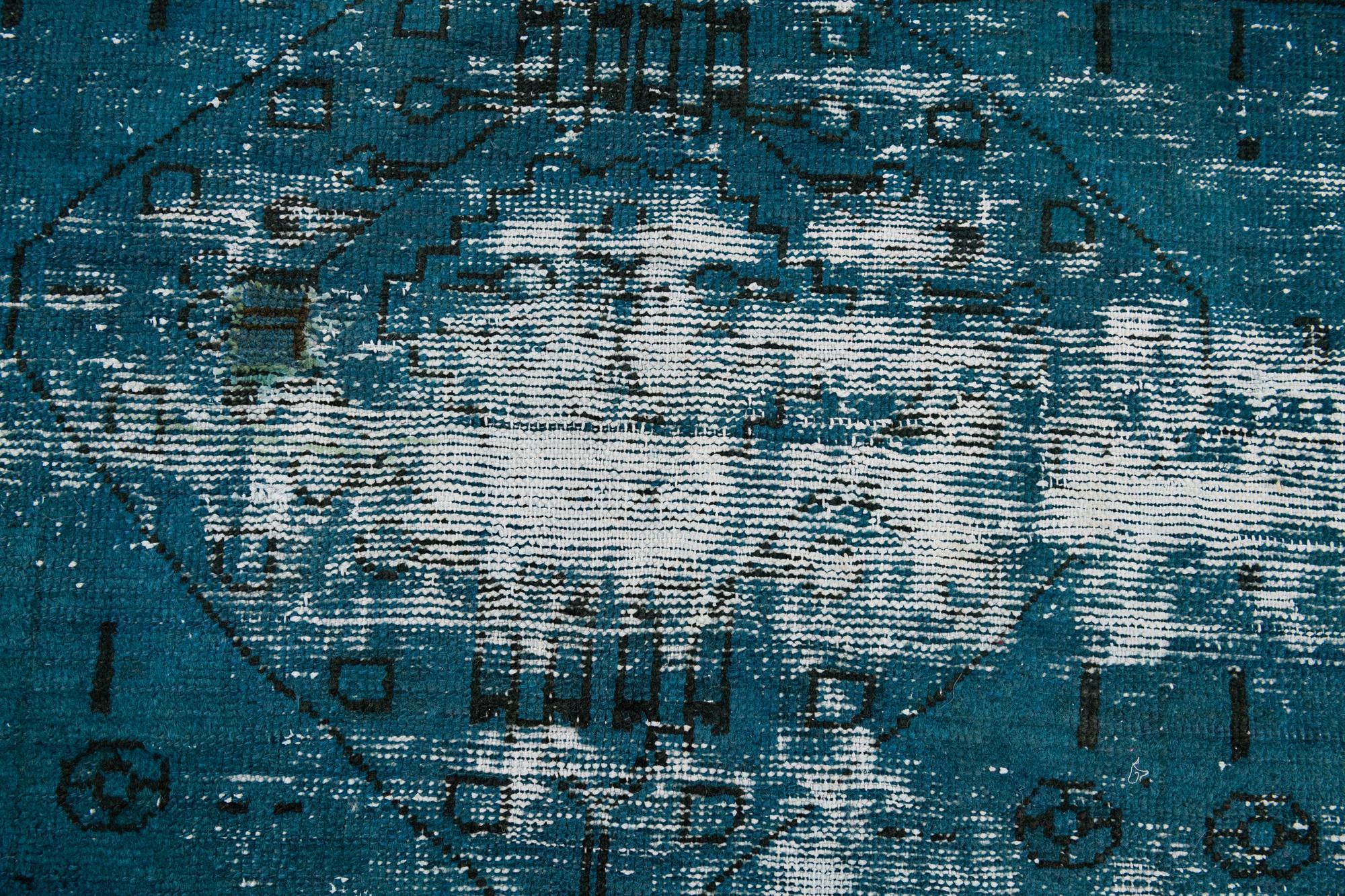 4' 1 x 7' Hand Knotted Ultra Vintage Persian Wool Rug