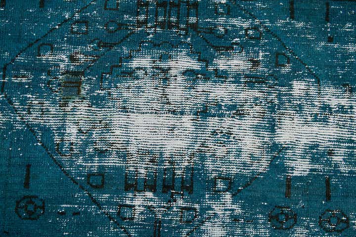 4' 1 x 7' Hand Knotted Ultra Vintage Persian Wool Rug