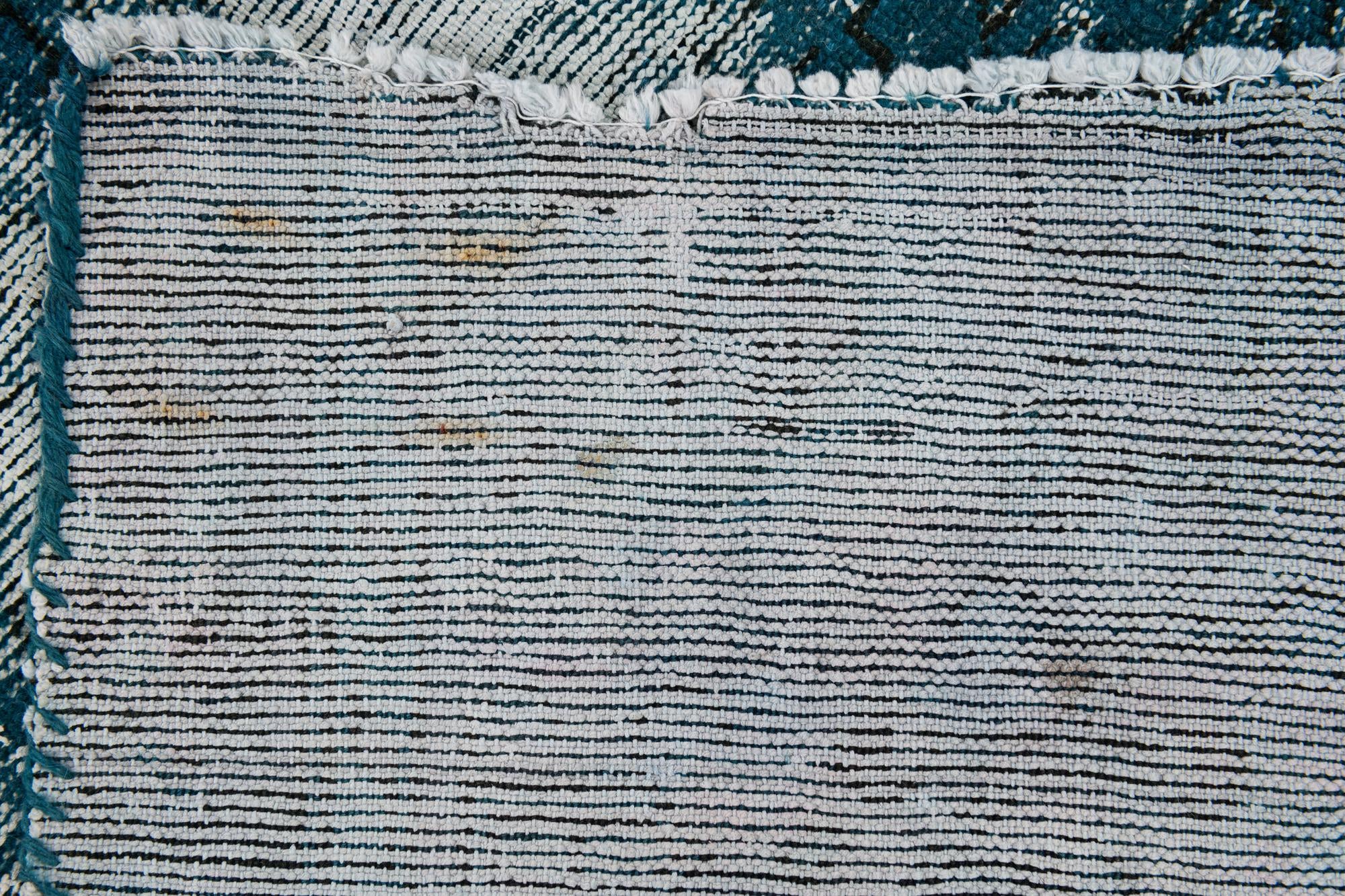 4' 1 x 7' Hand Knotted Ultra Vintage Persian Wool Rug