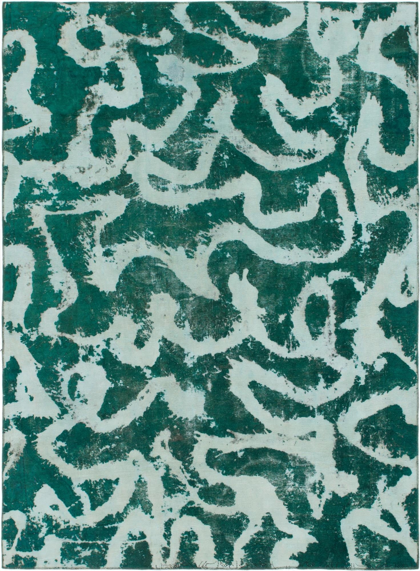 7' 9 x 10' 7  Hand Knotted Ultra Vintage Persian Wool Rug