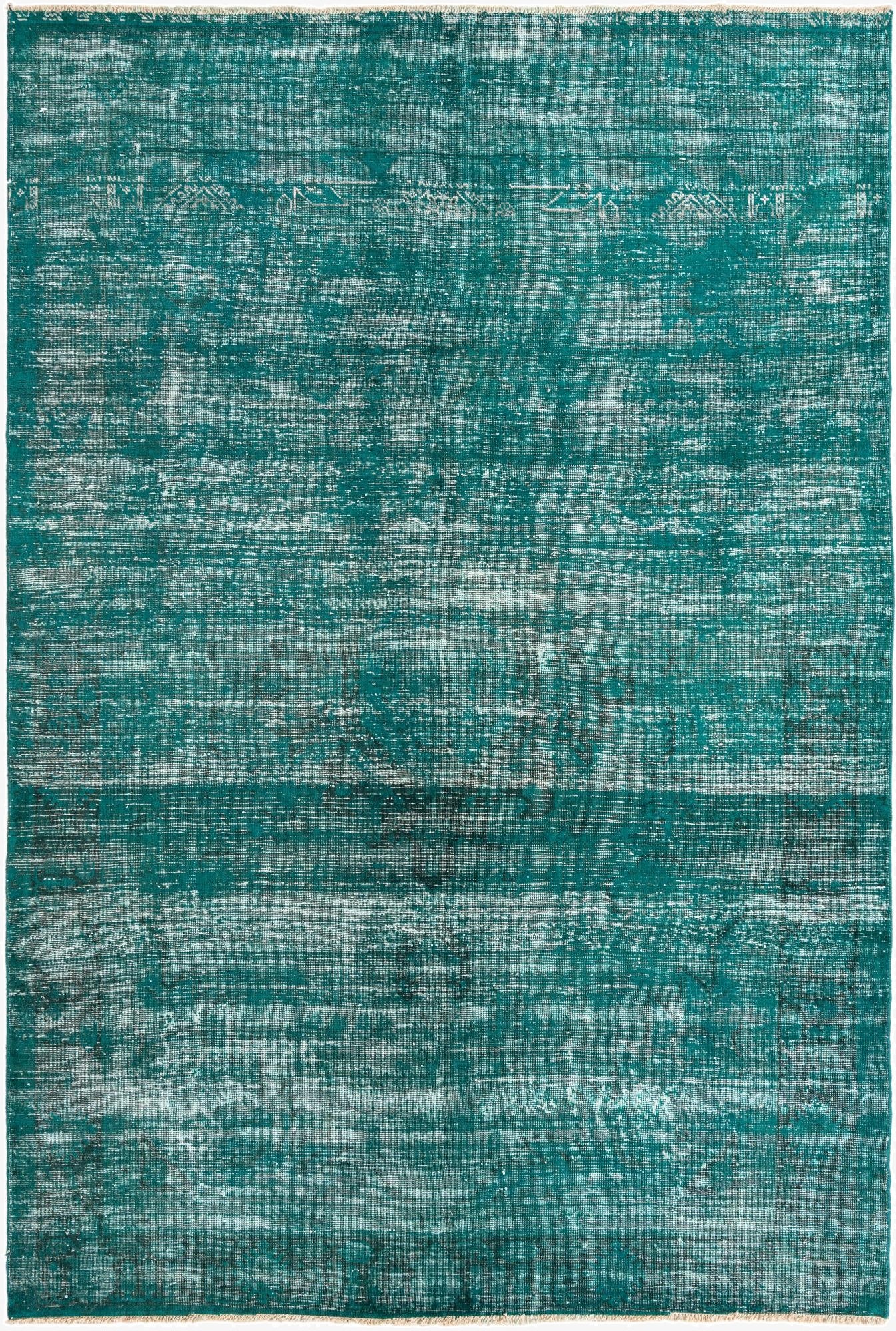 6' 5 x 9' 6  Hand Knotted Ultra Vintage Persian Wool Rug