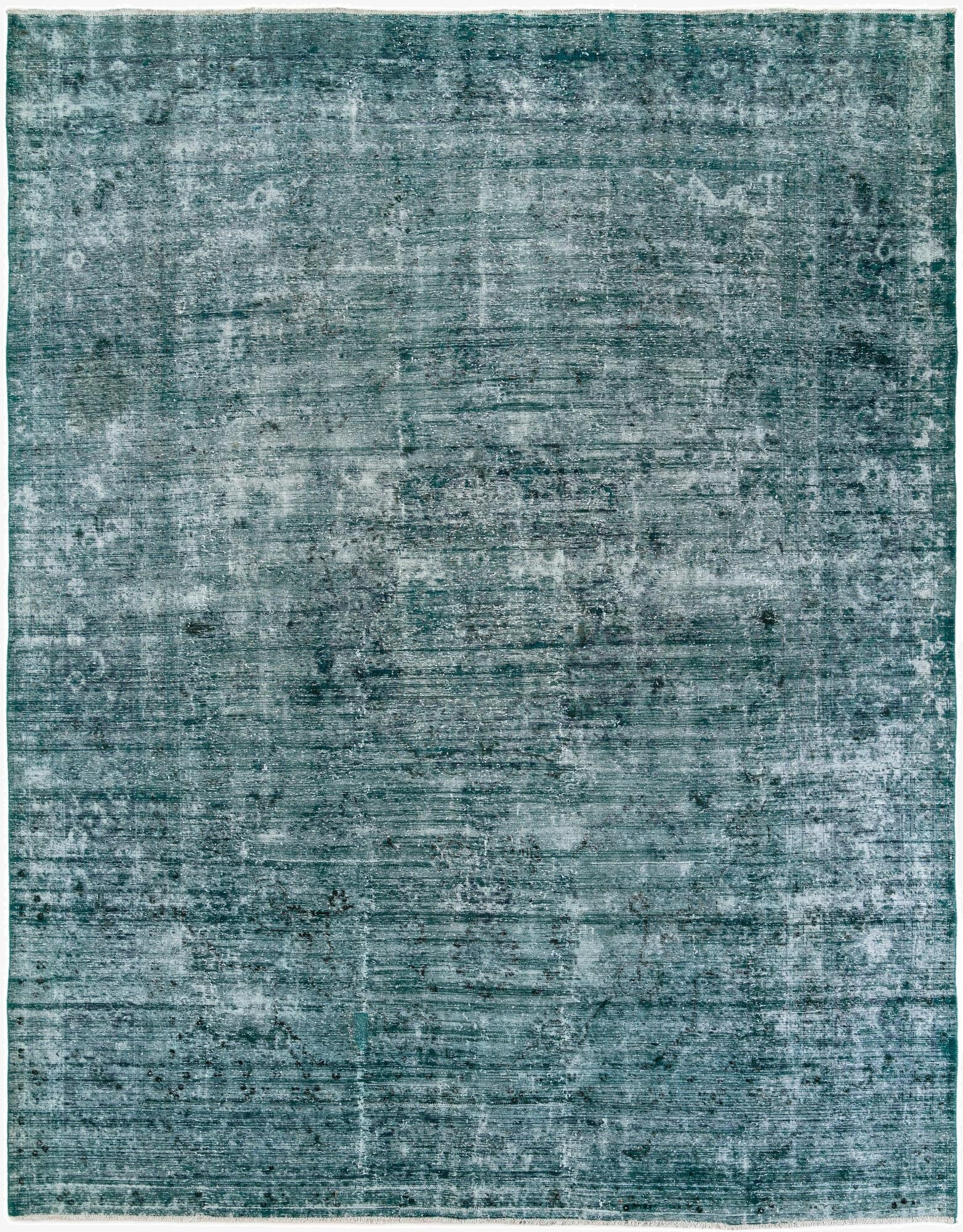 9' 5 x 12' 1  Hand Knotted Ultra Vintage Persian Wool Rug