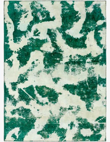 5' 7 x 8' Hand Knotted Ultra Vintage Persian Wool Rug