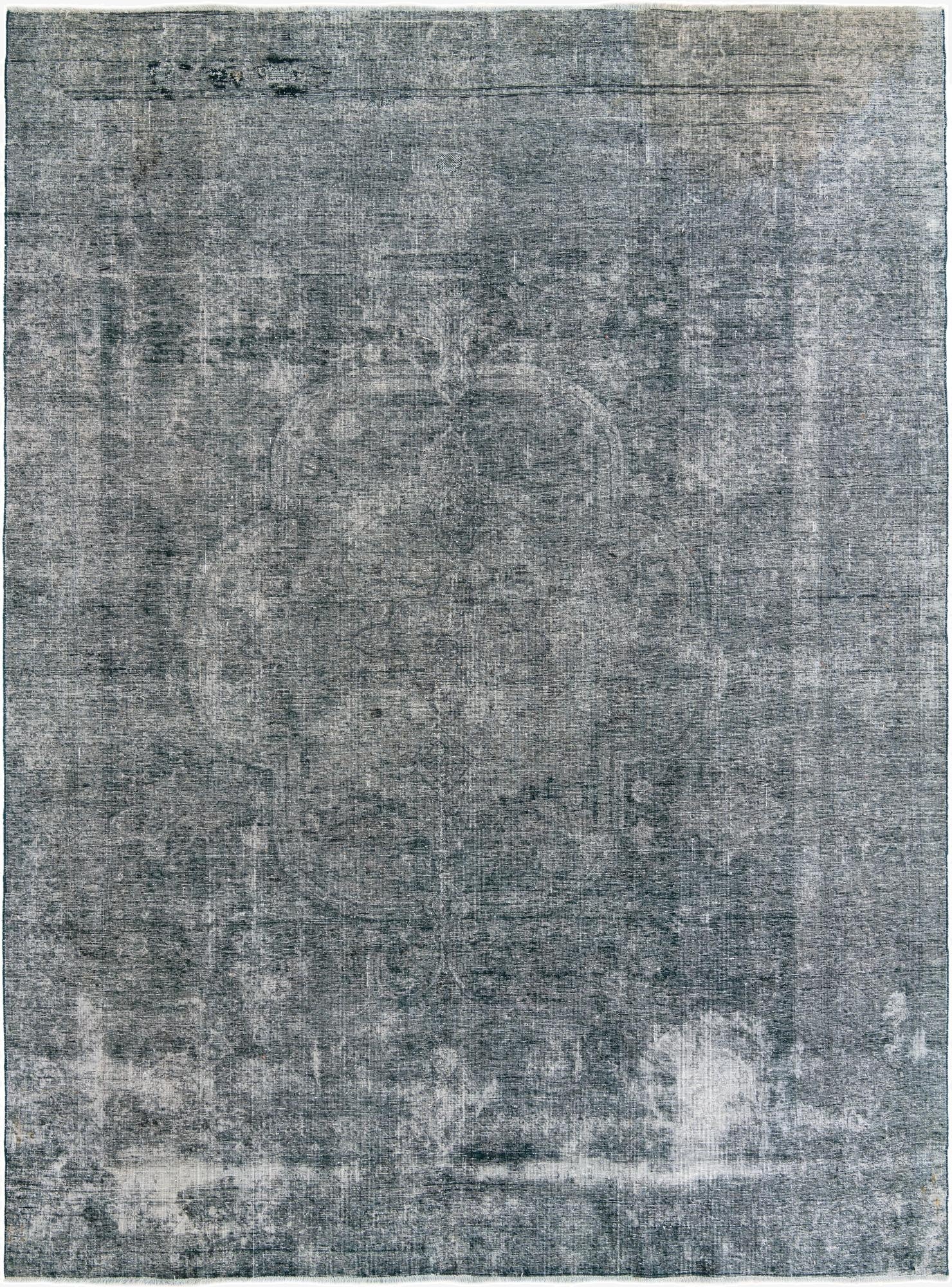 9' x 12' 3  Hand Knotted Ultra Vintage Persian Wool Rug