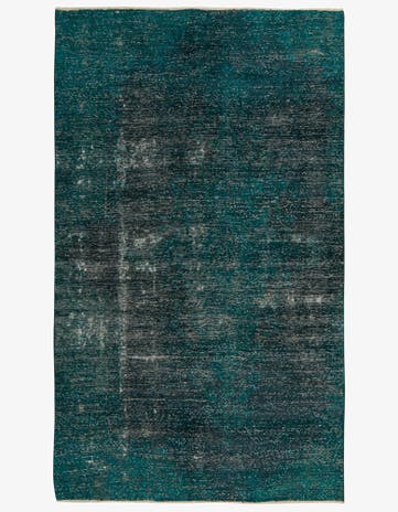 4' 11 x 8' 4 Hand Knotted Ultra Vintage Persian Wool Rug