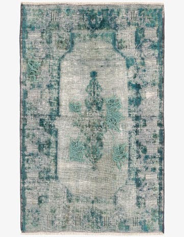 3' x 4' 8 Hand Knotted Ultra Vintage Persian Wool Rug