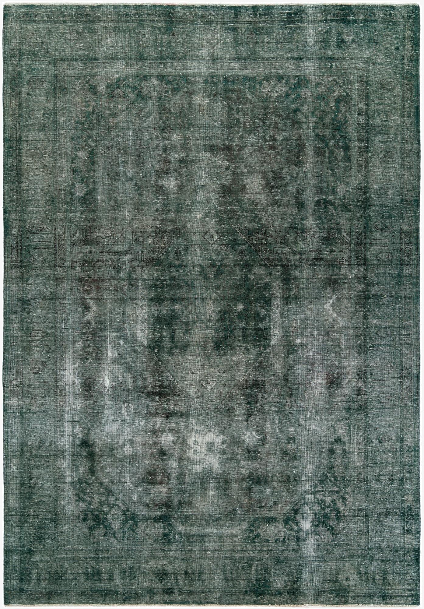 8' x 11' 6  Hand Knotted Ultra Vintage Persian Wool Rug