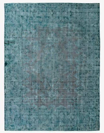 9' 6 x 12' 8 Hand Knotted Ultra Vintage Persian Wool Rug