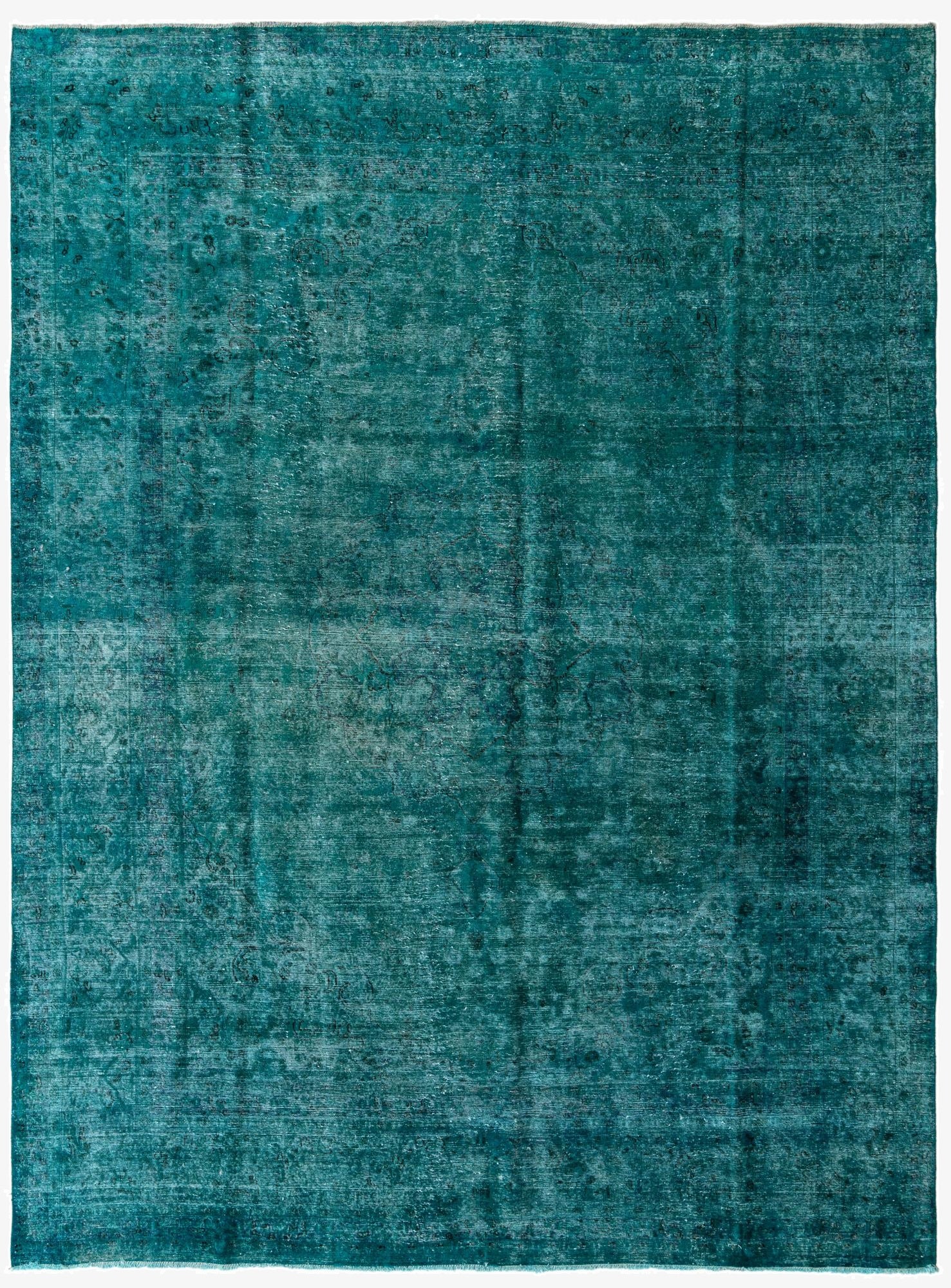 9' 3 x 12' 6  Hand Knotted Ultra Vintage Persian Wool Rug