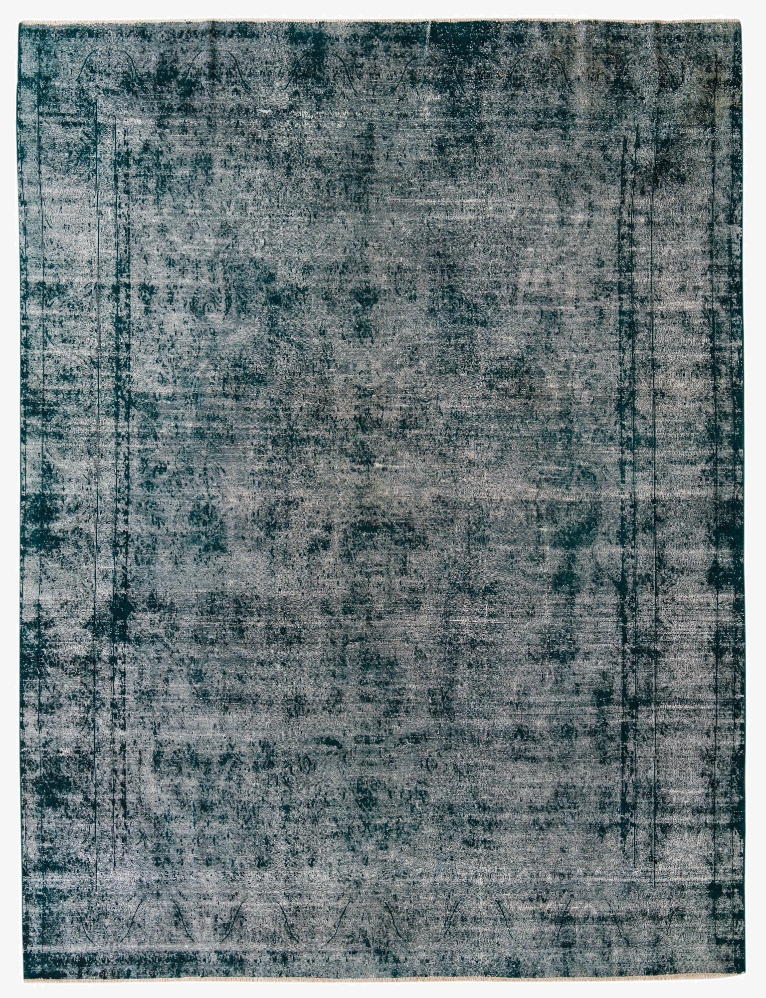 9' 2 x 12'  Hand Knotted Ultra Vintage Persian Wool Rug