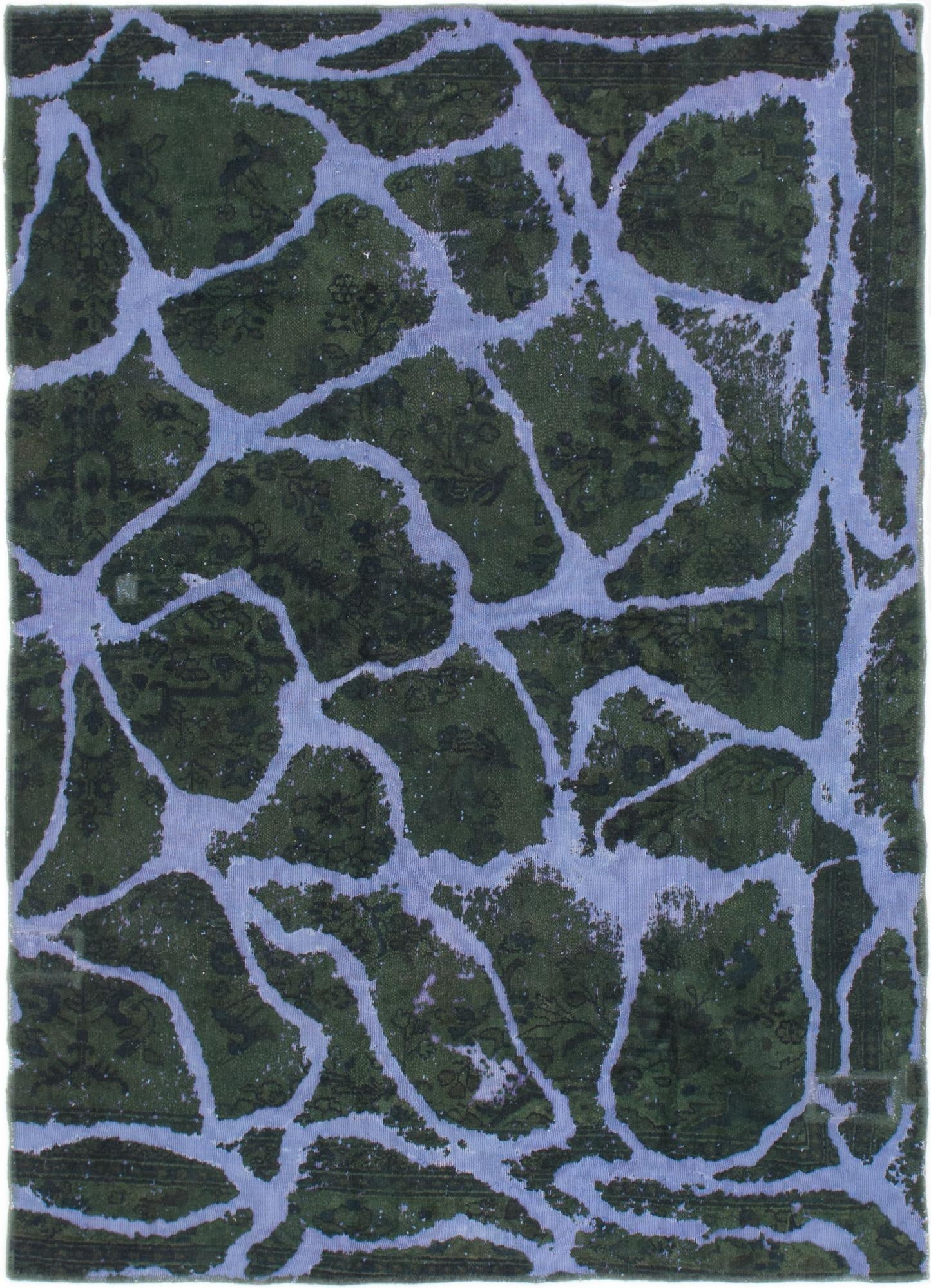 5' 5 x 7' 5  Hand Knotted Ultra Vintage Persian Wool Rug