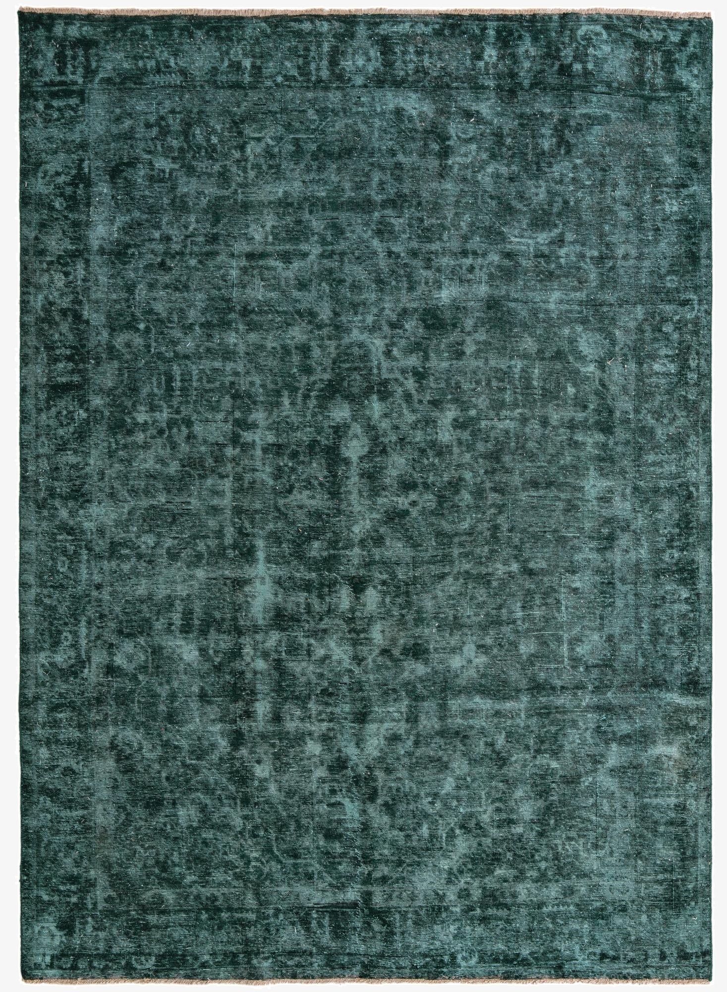 8' x 10' 10  Hand Knotted Ultra Vintage Persian Wool Rug