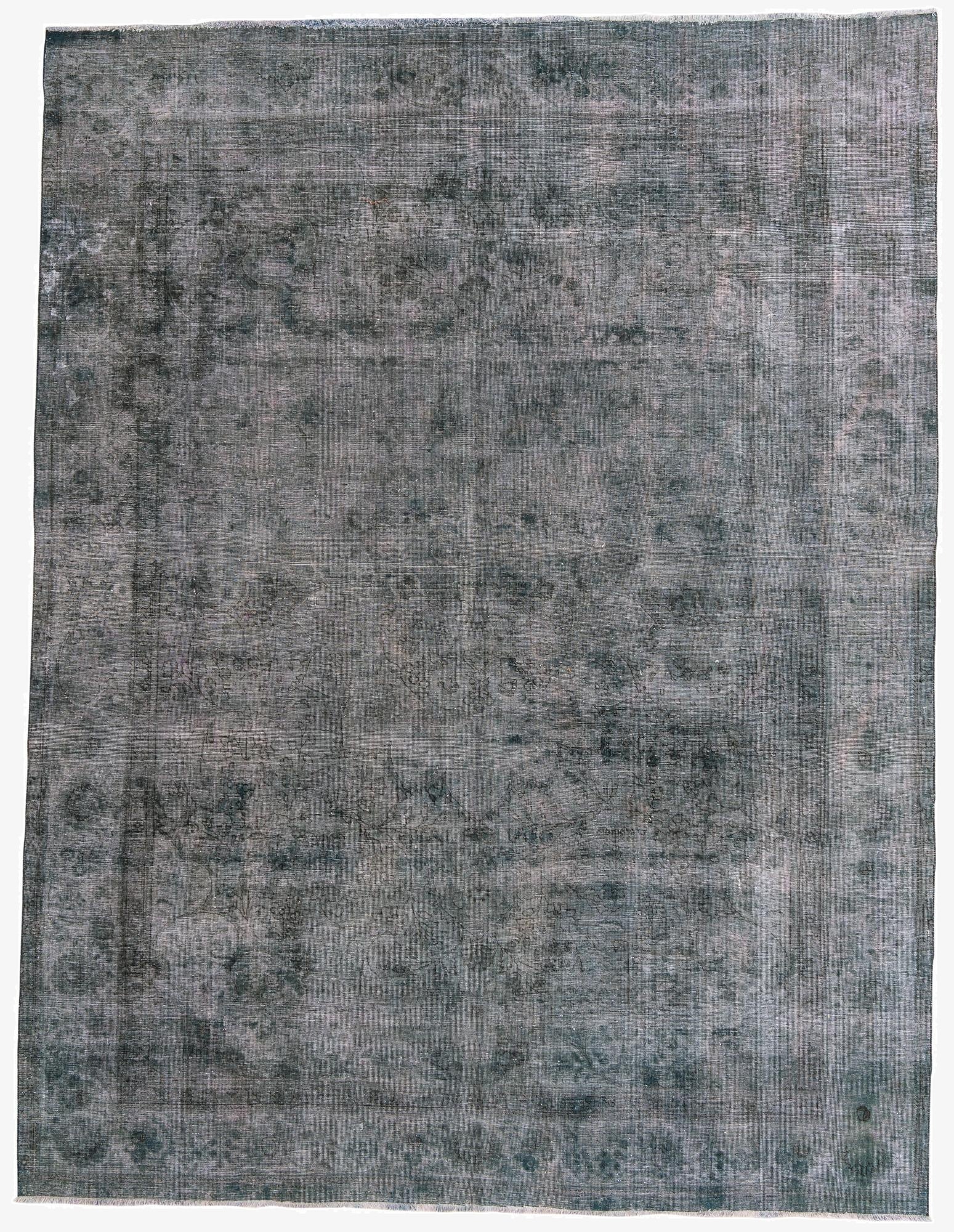 9' 4 x 12' 4  Hand Knotted Ultra Vintage Persian Wool Rug