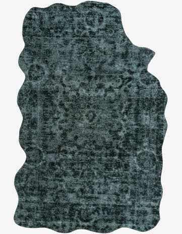 7' 3 x 11' 7 Hand Knotted Ultra Vintage Persian Wool Rug