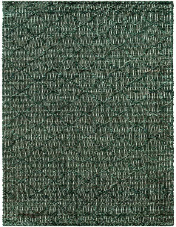 Detail image of 2' 7 x 9' 10 Hand Woven Larsa Jute Runner Rug