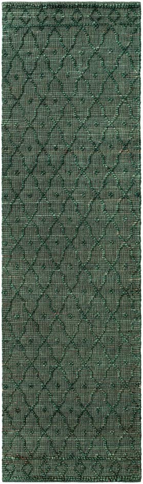 Detail image of 2' 7 x 9' 10 Hand Woven Larsa Jute Runner Rug