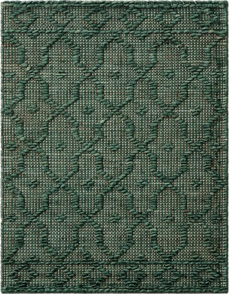 Detail image of 2' x 4' 1 Hand Woven Larsa Jute Runner Rug
