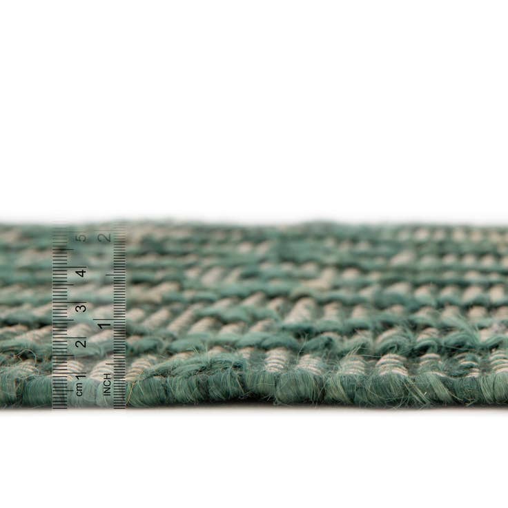 Detail image of 2' x 6' 1 Hand Woven Larsa Jute Runner Rug