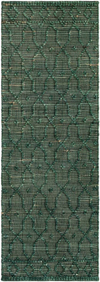 Detail image of 2' x 6' 1 Hand Woven Larsa Jute Runner Rug