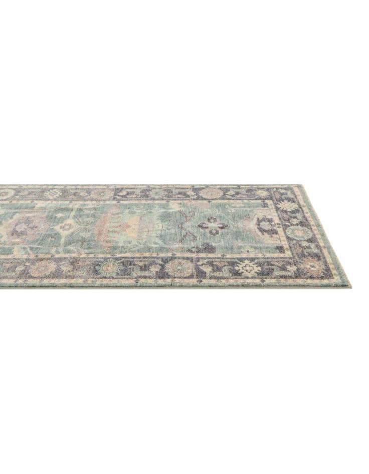Detail image of 2' 8 x 9' 6 Hand Knotted Oushak Wool Runner Rug