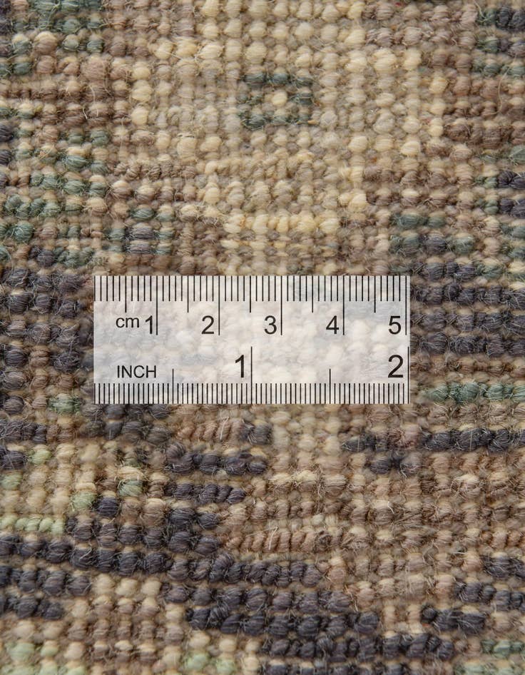 Detail image of 2' 8 x 9' 6  Hand Knotted Oushak Wool Runner Rug