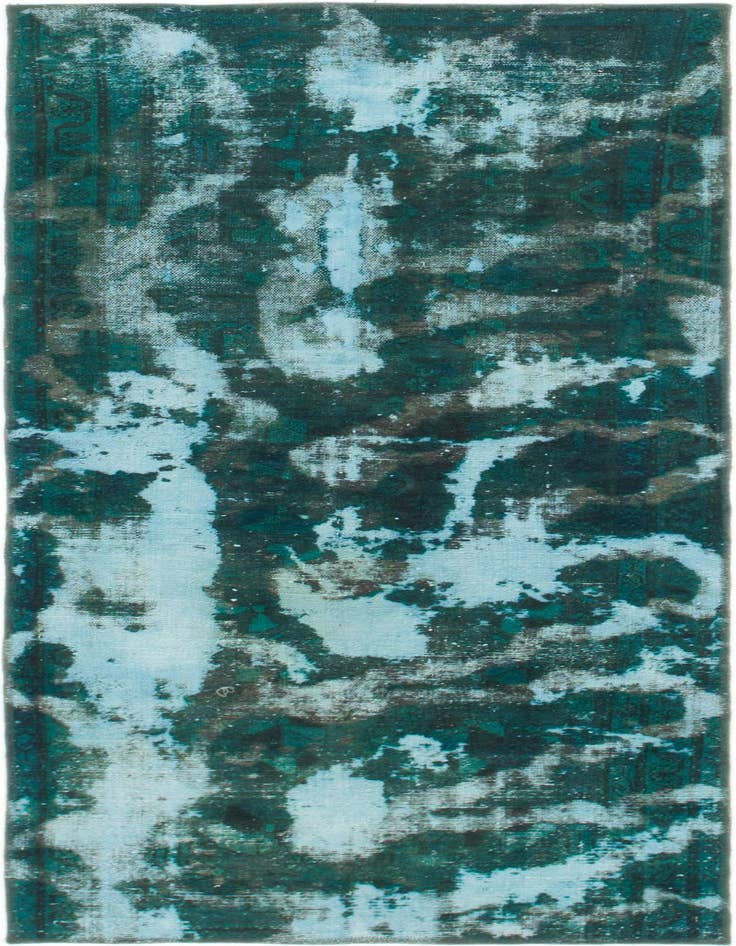 Detail image of 3' x 7' 8 Hand Knotted Ultra Vintage Persian Wool Runner Rug