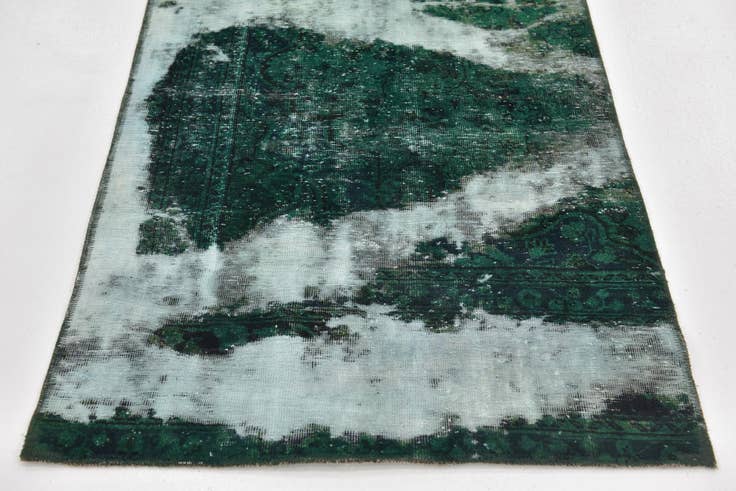 Detail image of 3' x 10' 2 Hand Knotted Ultra Vintage Persian Wool Runner Rug