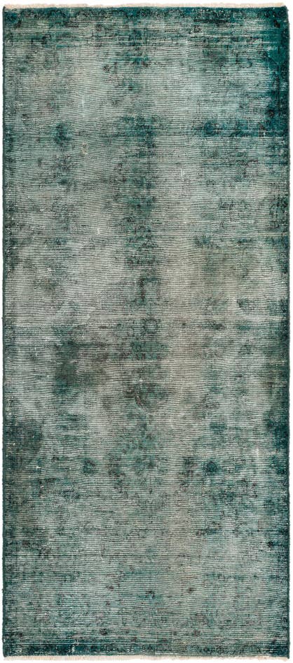 Detail image of 3' 7 x 8' 2 Hand Knotted Ultra Vintage Persian Wool Runner Rug