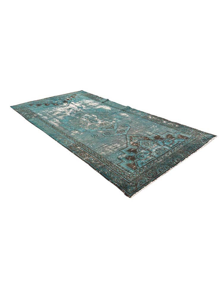 Detail image of 3' 1 x 6' 1 Hand Knotted Ultra Vintage Persian Wool Runner Rug