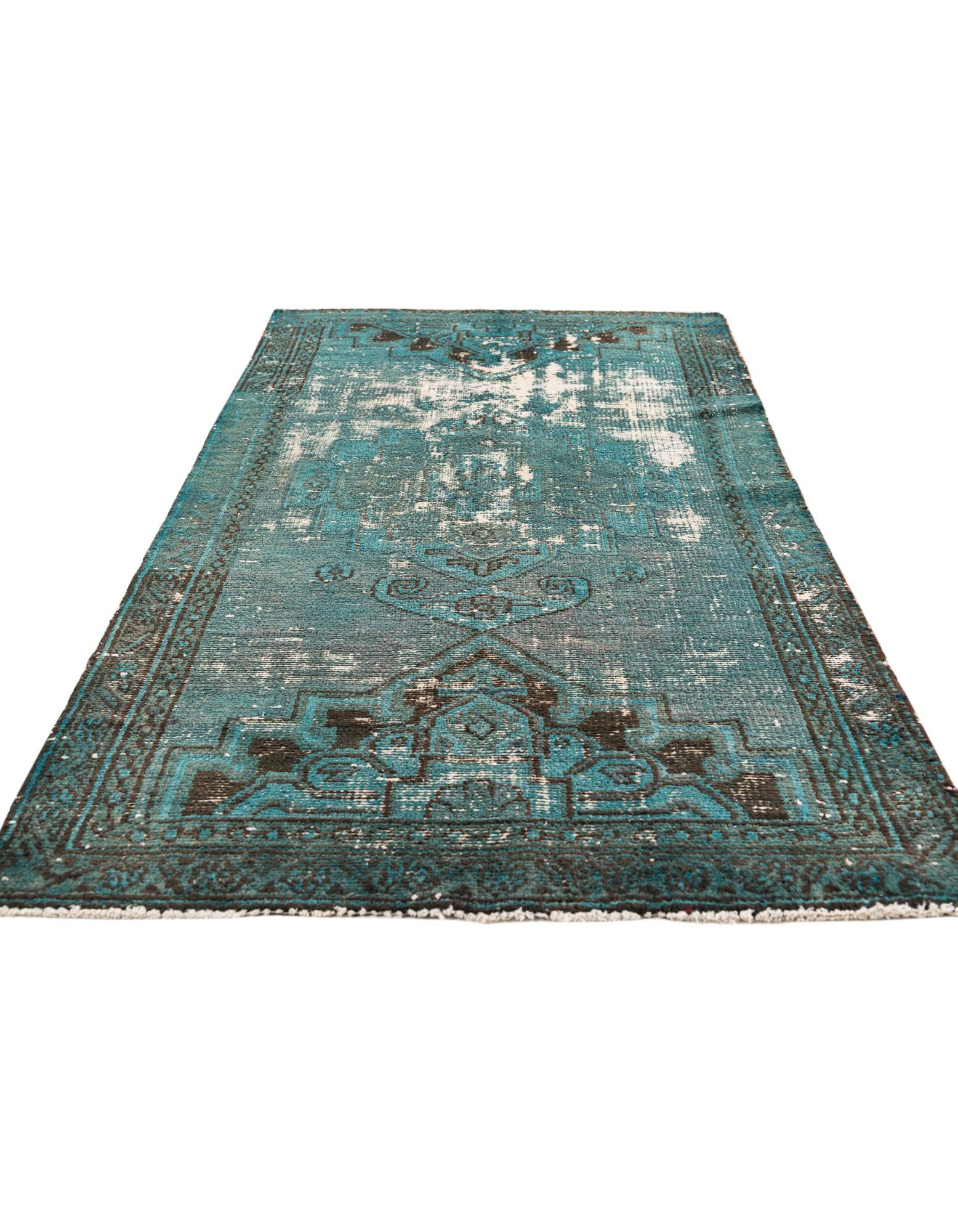 3' 1 x 6' 1 Hand Knotted Ultra Vintage Persian Wool Runner Rug