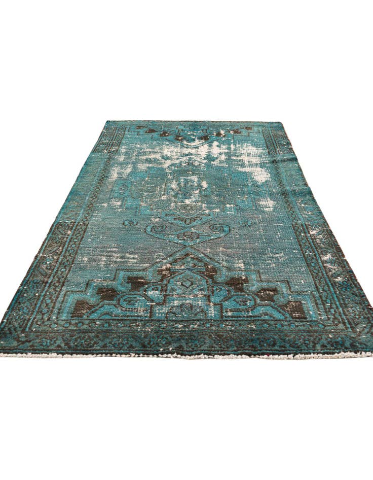 Detail image of 3' 1 x 6' 1 Hand Knotted Ultra Vintage Persian Wool Runner Rug