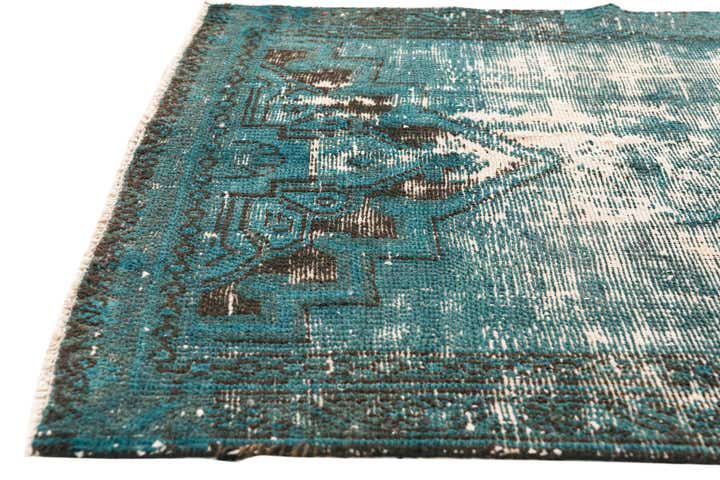 3' 1 x 6' 1 Hand Knotted Ultra Vintage Persian Wool Runner Rug