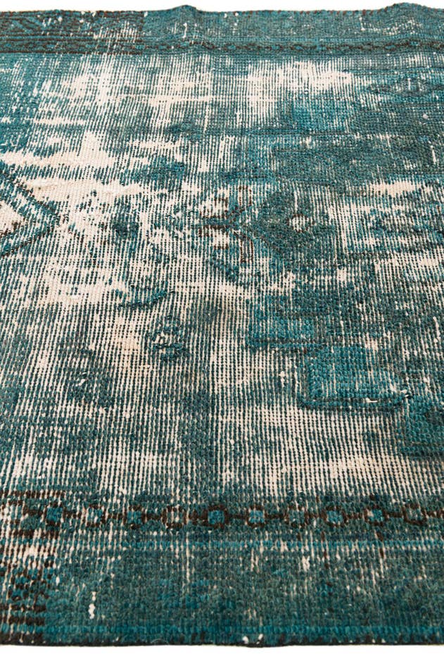 Detail image of 3' 1 x 6' 1 Hand Knotted Ultra Vintage Persian Wool Runner Rug