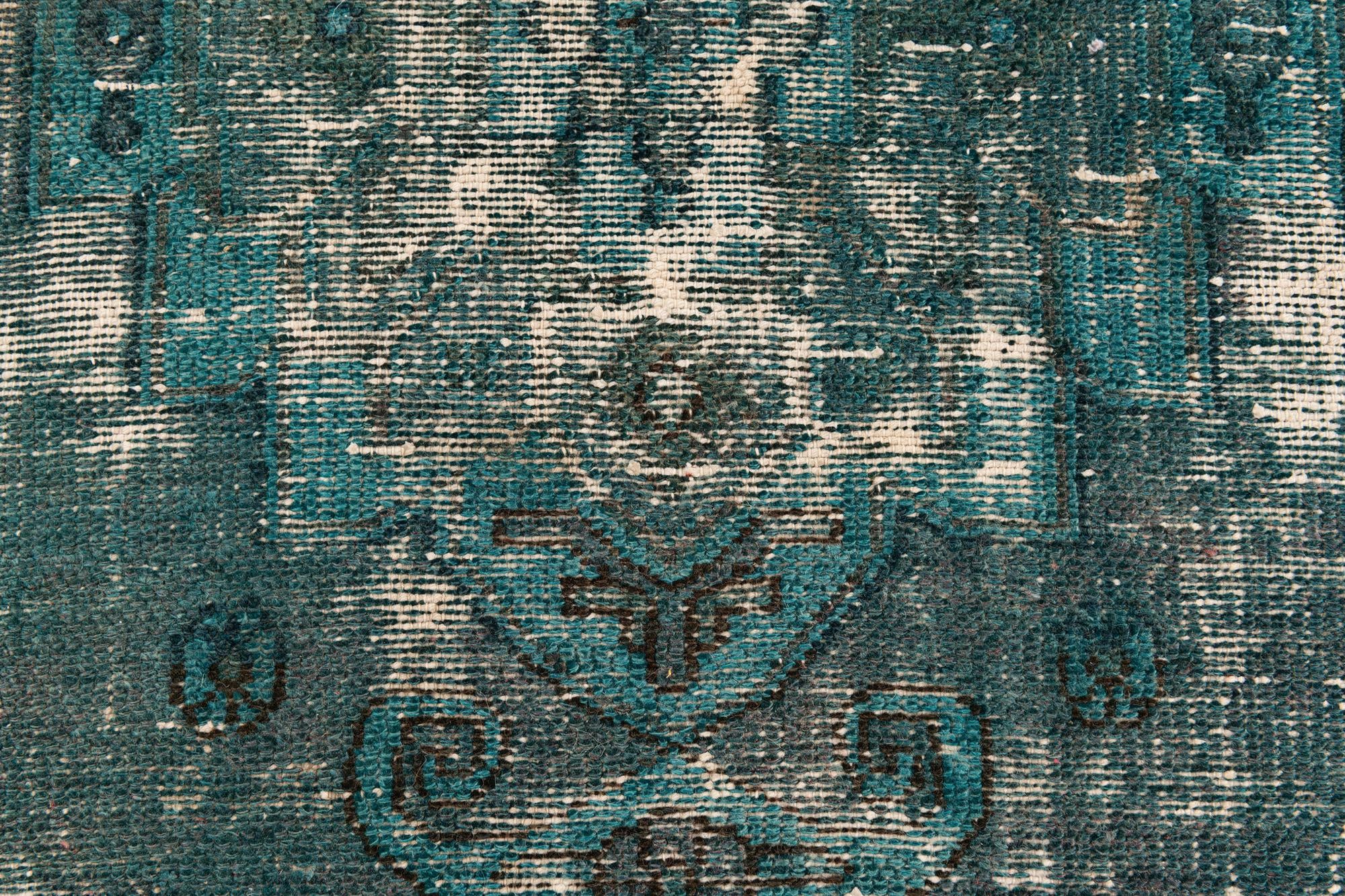 3' 1 x 6' 1 Hand Knotted Ultra Vintage Persian Wool Runner Rug